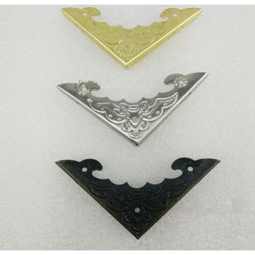 Furniture Birds Cover,Wooden Box Protector Book Album Menu Folder Corner Protectors,Ancient Bat Coners,40mm,4Pcs