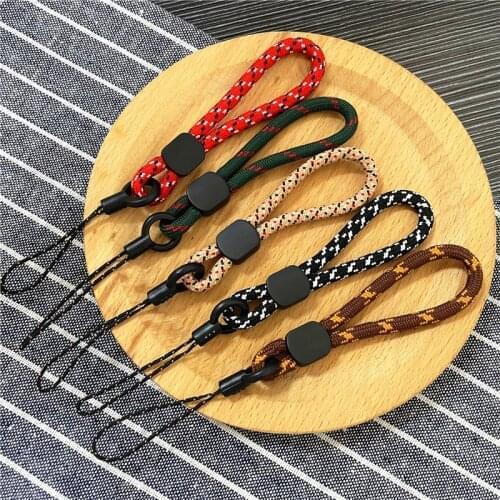 Mobile Phone Strap Short Lanyard For Keys ID card USB Flash Drive Keychain Hold Lanyards Handheld Rope Wear-resistant Strap
