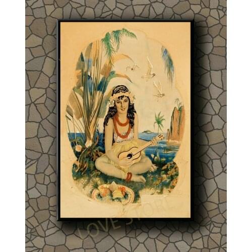 P277 Vintage Beautiful Pin-up Girl Classic Picture 401 Silk Fabric Poster Art Decor Indoor Painting Gift