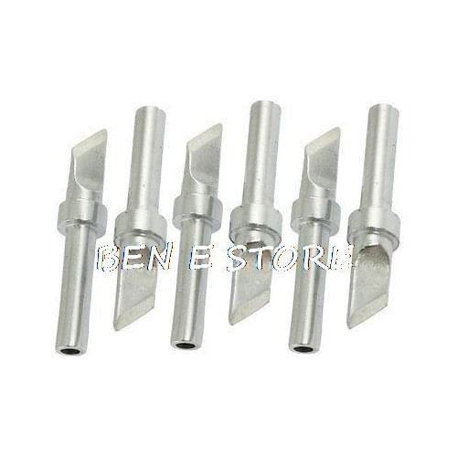 5pcs 200-T-K 6mm Width Bevel Style Soldering Iron Tip