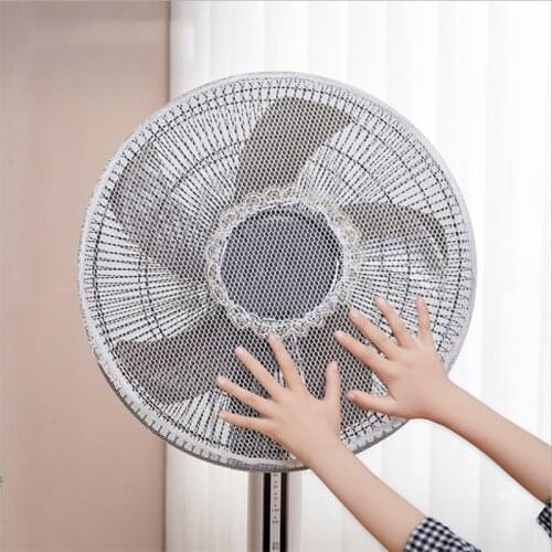 Modern Simple Dust Proof Electric Fan Protective Cover Baby Children Anti-clamping Hand Protective Net Cover Two Sizes Fan Cover