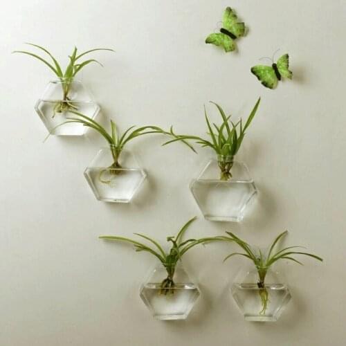 Fashion Creative Unique Hanging Flower Pot Glass Ball Vase Terrarium Wall Fish Tank Aquarium
