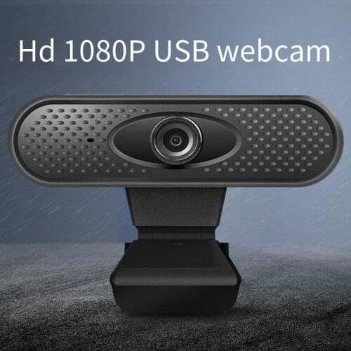 Full HD 1080P Webcam Computer PC Web Camera with Microphone Rotatable Cameras for Live Broadcast Video Calling Conference Work