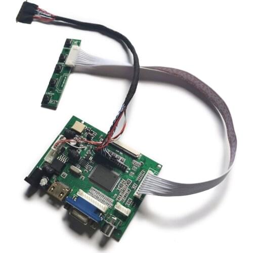 WLED 60Hz LVDS 40-Pin LCD display controller drive board DIY kit 1280*800 VGA+AV fit B101EW04/BP101WX1 screen