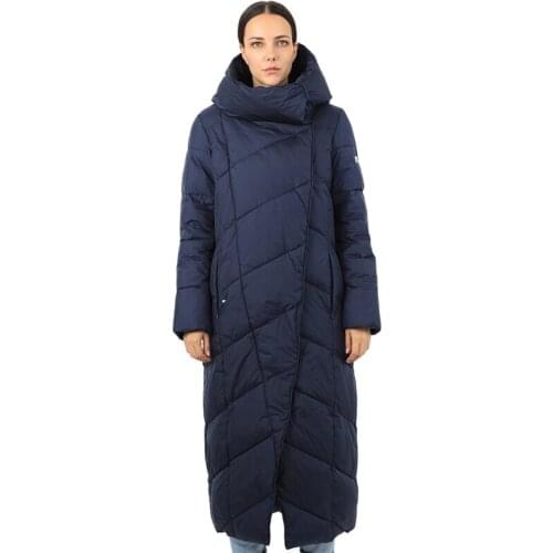 Womens long down jacket parka outwear with hood goose quilted coat female plus size warm cotton canada women clothes 19-130