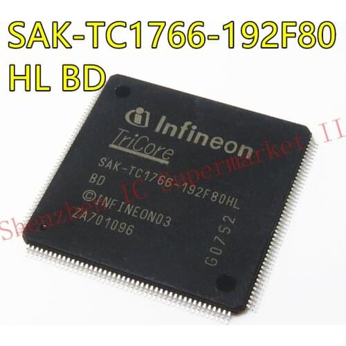 1pcs/lot SAK-TC1766-192F80HL SAK-TC1766-192 SAK-TC1766 LQFP-176 In Stock