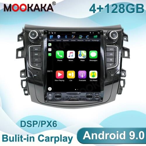 4+128GB For Nissan NP300 Navara 2014-2019 Android 9.0 Multimedia Radio Car GPS Navigation Player Auto Stereo Head Unit Carplay