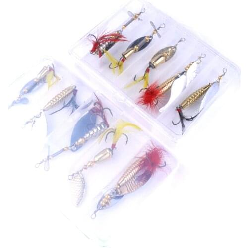 5 pcs/box Sequins Fishing Lures Bass lures artificial isca Metal fishing Spoon Lure pesca fishing tackle