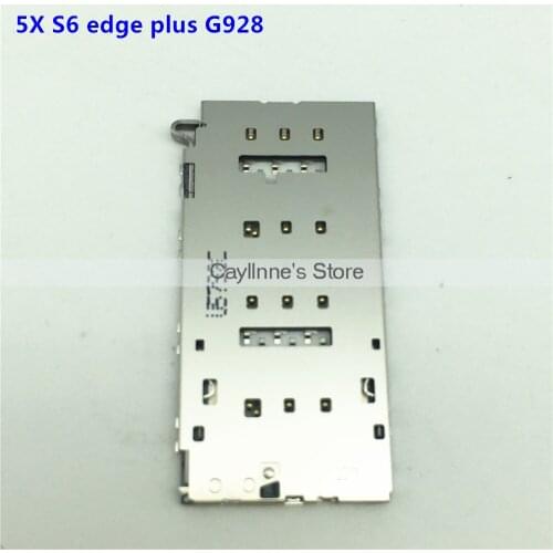 5pcs new Original New SIM Card Holder Tray Sim Card Reader For Samsung Galaxy S6 edge Plus G928