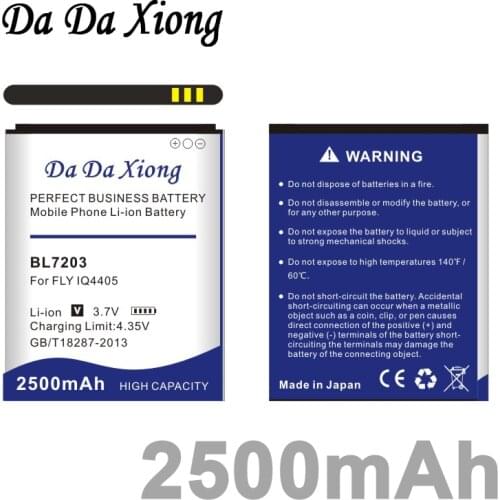 Da Da Xiong 2500mAh BL7203 Battery for FLY IQ4405 IQ4413 Phone battery