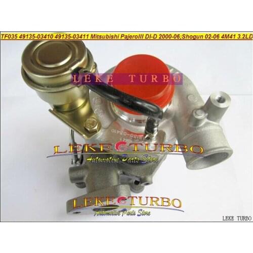 Free Ship Turbo TF035 49135-03411 49135-03410 ME203949 Turbocharger For Mitsubishi Pajero III 00-06 Shogun 02-06 3.2L DI-D 4M41