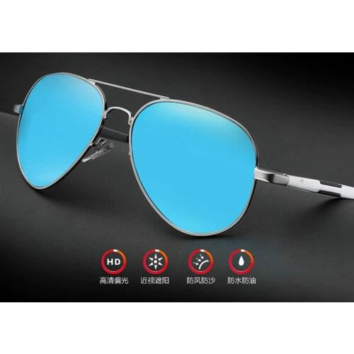 = CLARA VIDA = Aluminum-magnesium Alloy Ultra light sports Mens Driving Polarized Sunglasses Tac Enhanced Polarised Sun glasses