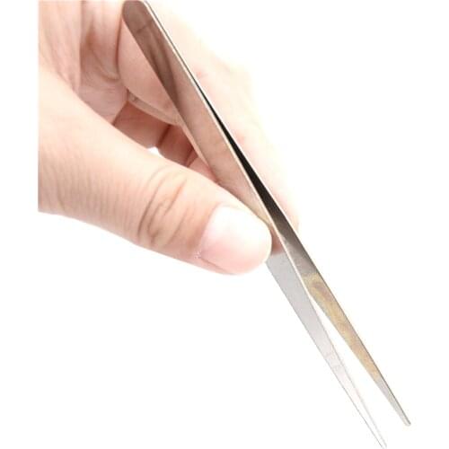 DIY Home Yard New Stainless Steel Micro Landscape Anti-Static Bonsai Tweezer Garden Tool