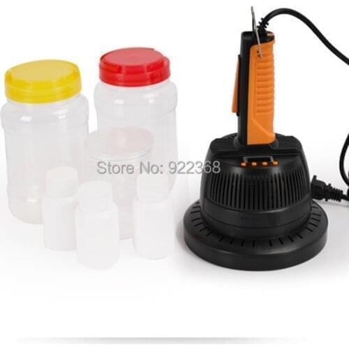 Newest one-piece Smart type Medical plastic bottle cap hand held aluminum foil induction sealer 20-130mm with memory function