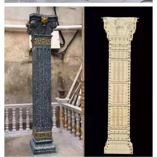 Roman Column Mold, ABS Plastic Steel Cylinder Mold, European Style Door Balcony Cylinder, Construction Cement Template