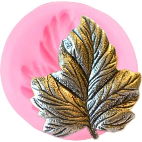 Maple Leaf Silicone Mold Relief Cupcake Topper Fondant Molds DIY Baking Cake Decorating Tools Candy Chocolate Gumpaste Moulds