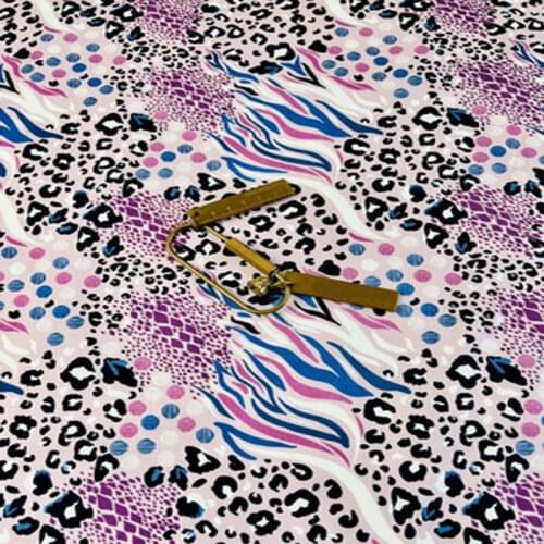 Viaphil 100% Cotton Fabric Brand New Zebra Stripe Printed Sewing Cloth Dress Clothing Textile Tissue