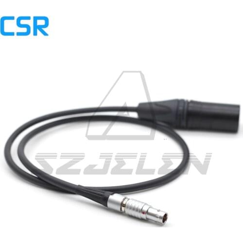 XLR 4 pin male to 0B 2pin male for Teradek Bolt Pro 1000/3000ft , CVW SWIFT,Vaxis,Hollyland 600