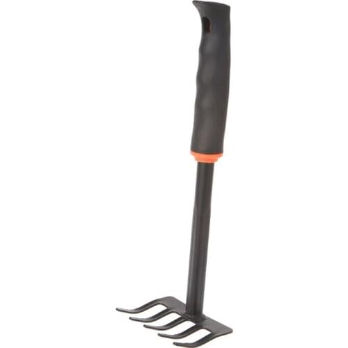 1Pc Portable Digging Tool Mini Steel Rake For Home Garden Transplanting Tool G88A