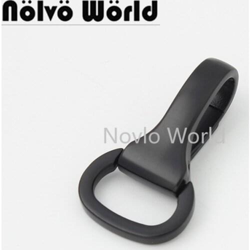 10-50 pieces Dark black 39X15mm 5/8 inch Metal Bag Buckles Handbag Strap Clasps Lobster Snap Hook Dog Collar Clip DIY Sewing