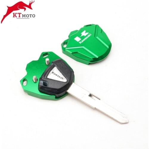 2020 NEW Motorcycle CNC Key Case Cover Shell For Kawasaki Z1000 Z900 RS Z800 ER6N ZX6N ZX10R NINJA ZX6R 636 (Key Without chip)