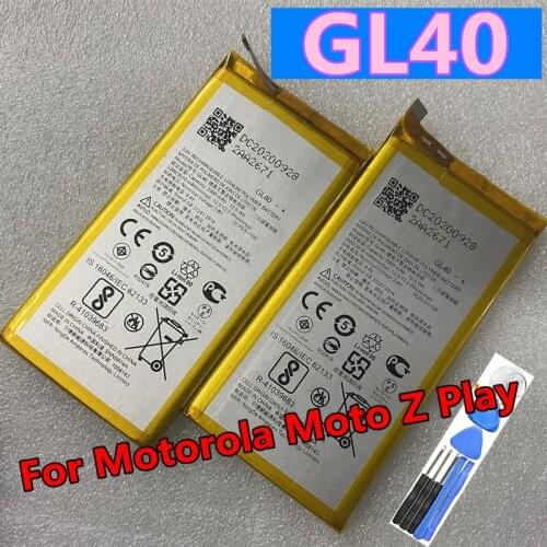 GL40 3510mAh High Quality Battery For Motorola Moto Z Play Droid XT1635 XT1635-01 XT1635-02 XT1635-03 SNN5974A Mobile Phone