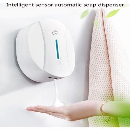 550ml Automatic Induction Soap Dispenser Washer LED Screen Washing Machine Infrared Sensor Soap Dispenser For Bathroom Wall