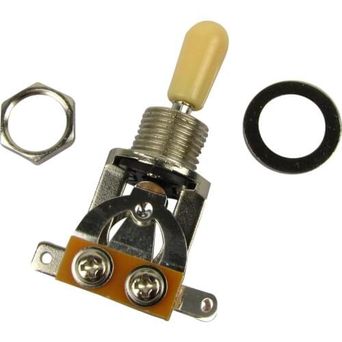 NEW Electric Guitar Switch 3 Way Toggle Switch Yellow Tip