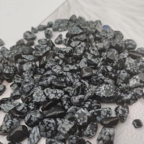 Snowflake Obsidian Gravel Natural And detri Mineral Crystals Stones Witchcraft Fish Tank Garden Landscaping Decoration