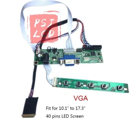 HDMI VGA AVI LED Driver Controller Board Kit For Laptop 10.1" to 17.3" M101NWN8 R0 M140NWR2 R1 LP140WH2-TLA2 LTN173KT02-T01