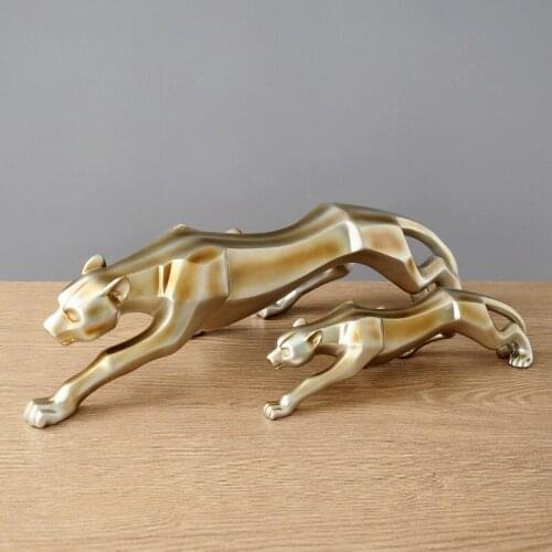 Nordic money leopard creative ornaments geometric multifaceted multilateral multi edge modern simple living room soft decoration