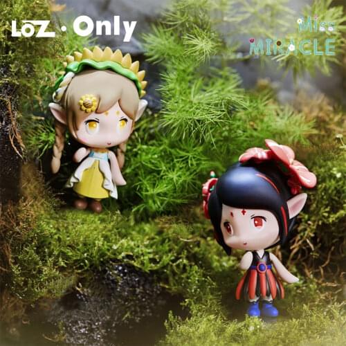 LOZ Figure Only Miss Miracle Elf Flower Blind Box Trendy Play Figure Flower Fairy Doll Decoration Toy