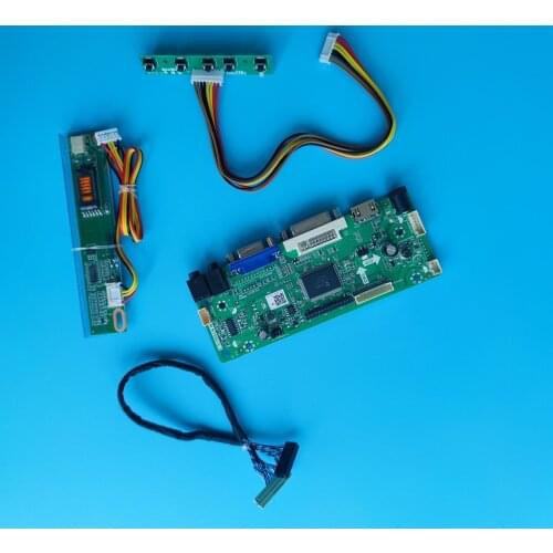 M.NT68676 VGA LCD DVI Controller board driver Kit LVDS For HSD150X14-A02/A03 1024*768 panel Screen display 15"