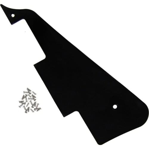 NEW 1Ply Black Guitar Pickguard Pick Guard w/ Screws For LP Style Electric Guitar Scratch Plate
