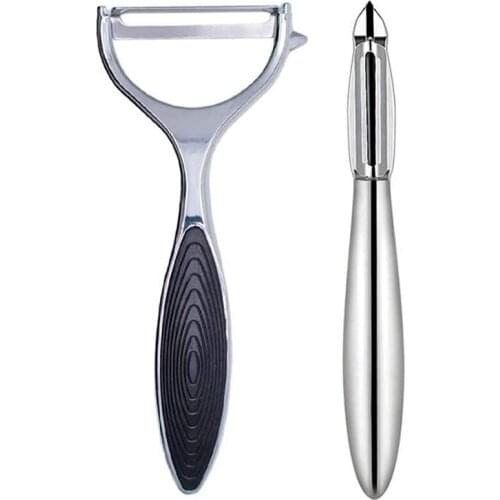 Peelers for Kitchen, Y-Shaped Peeler for Potato, Veggie Fruit, with Ergonomic Non-Slip Handle, Good Grip & Durable
