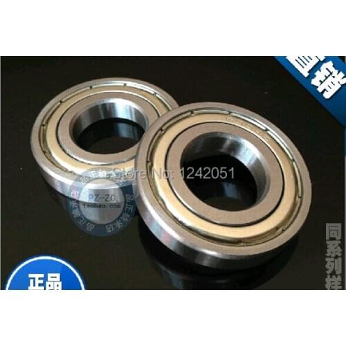 2PCS Thin ball 16006ZZ size 30 * 50* 9 Motor deep groove ball bearing steel