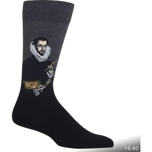 Art El Greco Creative High Quality Harajuku Fashion Men Woman street Hip Hop Cotton Unisex happy socks Funny Gift Idea Christmas