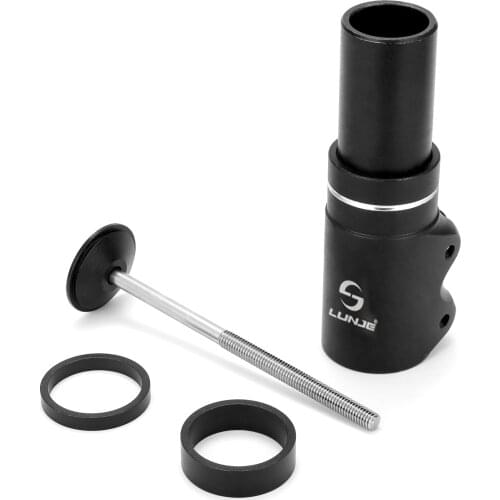 28.6mm Aluminum Alloy Bike Fork Stem Riser Extender Extension Bicycle Cycling Bike Stem Head Up Raiser Handlebar Riser Adaptor