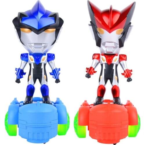 Universal Superhero Ottoman Toy Universal Lighting Puzzle Toy Cartoon Music Toy