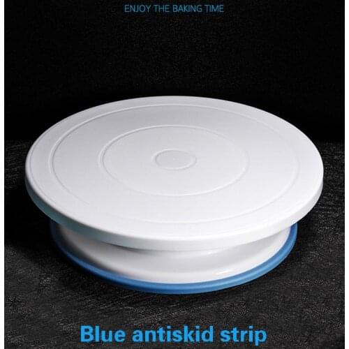 Cake Turntable Rotating Anti-skid Round Cake Stand Cake Decorating Tools Cake Rotary Table Kitchen DIY Pan Baking Tools 11 inch
