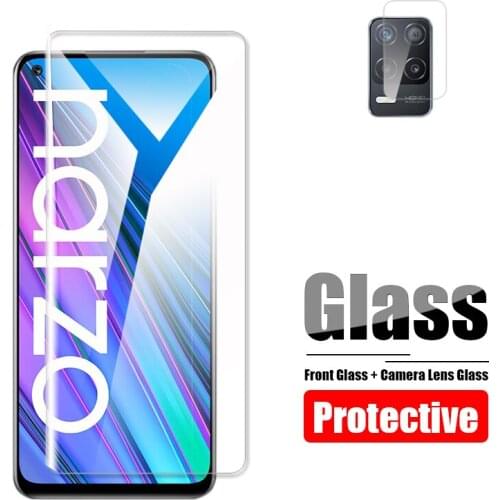 HD Tempered Glass For Oppo Realme Narzo 30Pro 5G 30A Screen Protective Glass On Realme Narzo 30 Pro Camera Lens Protector Film