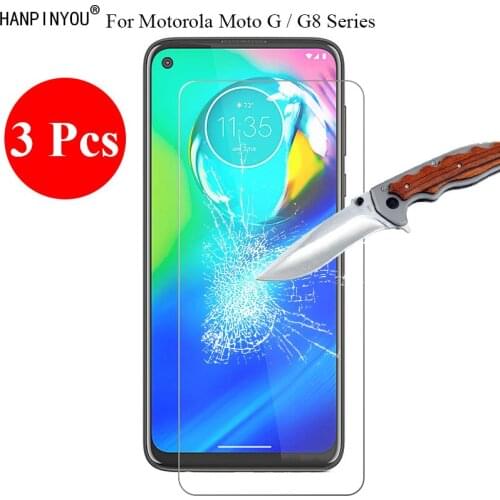 3 Pcs/Lot New 9H 2.5D Tempered Glass Screen Protector For Motorola Moto G G8 Power / Fast / 5G Plus Lite Protective Film