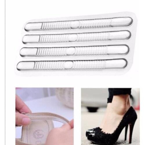 2/4pcs Chic Shoe Back Heel Inserts Silicone Gel Pads Cushion Liner Grips Adhesive Foot Heels Protect Cushion Insert Pads HotSale