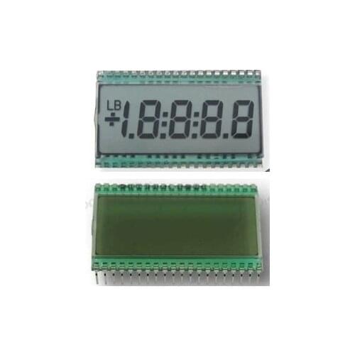 40PIN TN Positive 4-1/2 Digits Segment LCD Panel Without Backlight 3V 5V