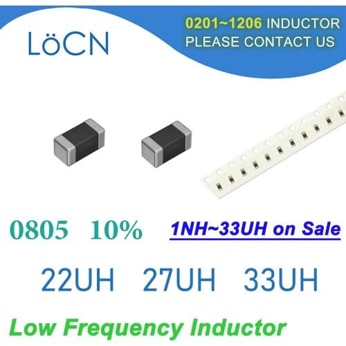 4000Pcs 0805 2012 10% SMD Chip Inductor 22UH 27UH 33UH Multilayer Ferrite Inductors High Quality NH K