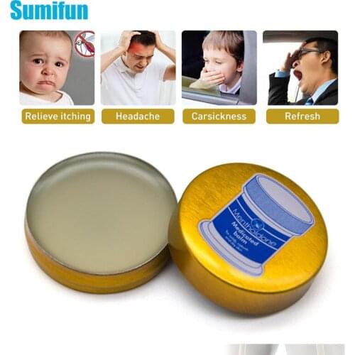 5Pcs Summer Gold Balm Ointment Cooling Oil Refresh Cream Anti Mosquito Cold Dizziness Headache Muscle Rub Aches Pain Relieving