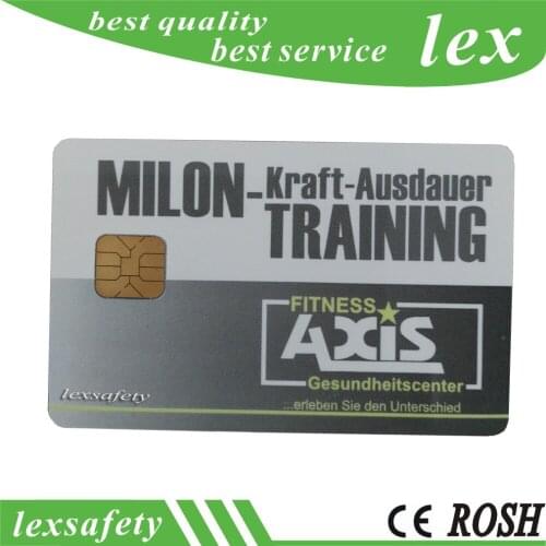 500PCS/Lot Cr80 Size Iso7816 Printing At24c64 Pvc Smart Contact Ic Card For Medical Insurance,Score Card