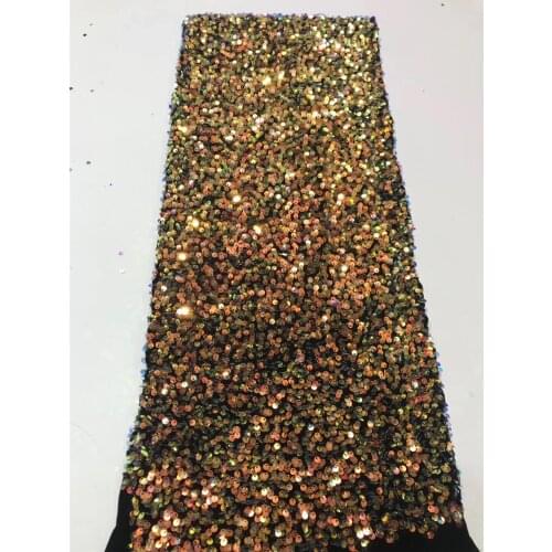 African Sequin Lace Fabric 2021 High-quality French Lace Fabric Nigeria Tulle Lace Fabric Wedding Dress ZX3679