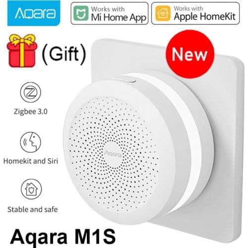 2021 Xiaomi Aqara M1S Hub Gateway RGB LED Night Light Zigbee 3.0 APP Remote Control Smart Home Work with Mijia Apple HomeKit