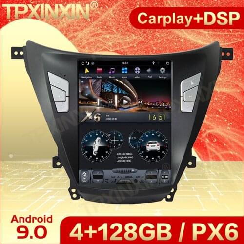 Carplay 2 Din Android 9 Tesla Screen Multimedia Stereo For Hyundai Elantra 2016 2017 2018 Auto Navi Video Audio Player Head Unit